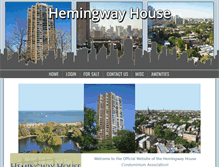 Tablet Screenshot of hemingwayhouse.org